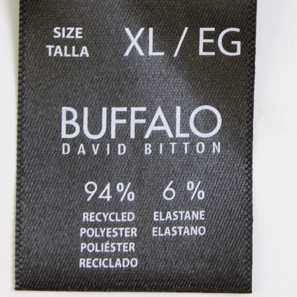 Buffalo David Bitton Women's XL Dark Silver V Neck Cap Sleeve Blouse