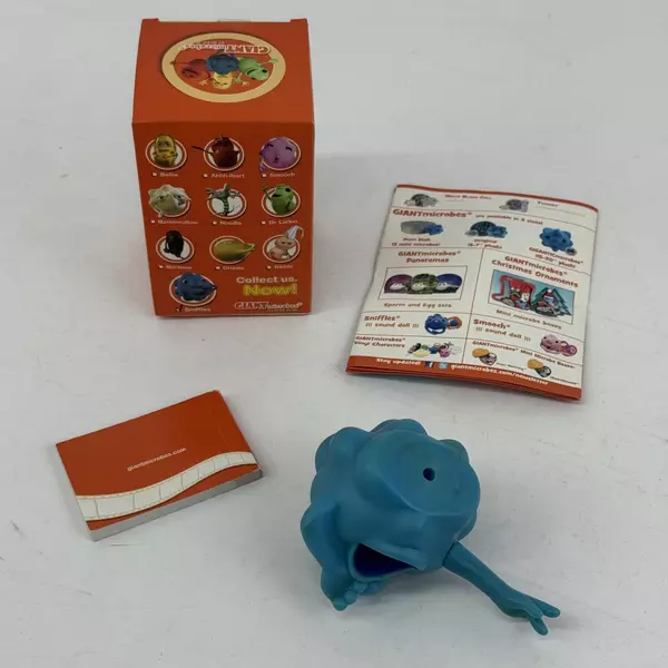 Giant Microbes Snuffles Vinyl Figurine And Flip Book By Drew Oliver Opened Box