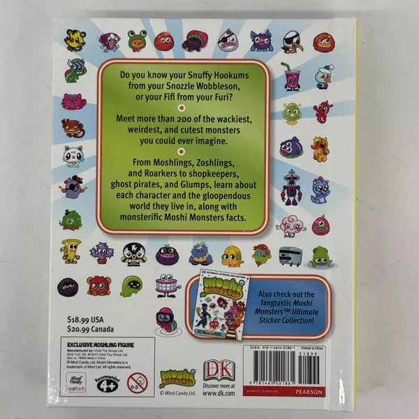 2023 Moshi Monsters Character Encyclopedia Hardcover Cleverley Holawaty Sipi