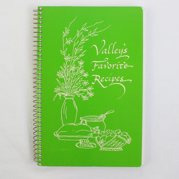 Valley's Favorite Recipes Spiral Bound Recipe Book, Portland, OR, 1980