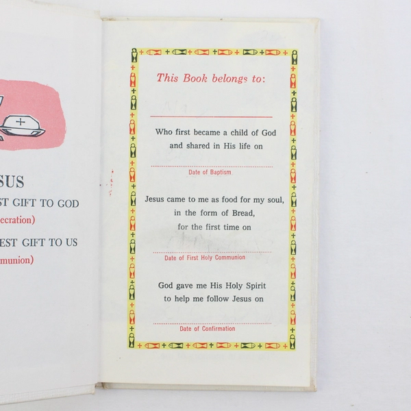 The New First Mass Book 1970 HC Religious Prayer Book