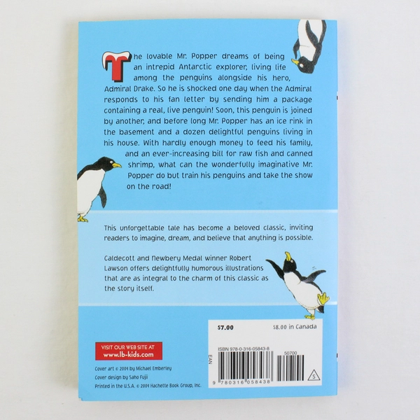 Mr Popper's Penguins Richard & Florence Atwater 1992, Trade Paperback