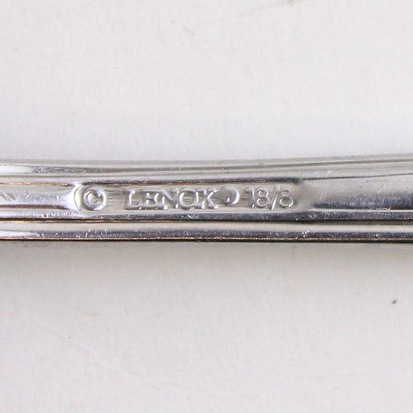 Lot Of 4 Lenox Metropolitan (Stainless) Flatware 3 Teaspoons 1 Oval Soup Spoon