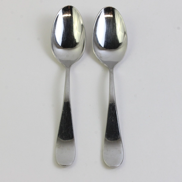 Lot Of 2 Gourmet Settings GON20 (Stainless) Flatware Serving Spoons 8.5" Long