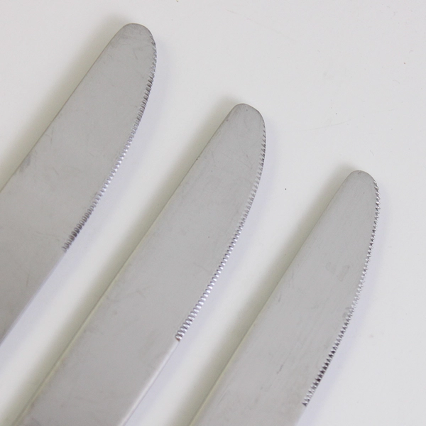 Lot Of 3 Oneida Silver Aldwych (Stainless) Flatware Solid Dinner Knive 9.5" Long