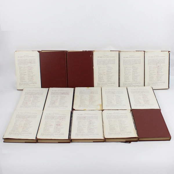 Lot of 16 Vintage The Moffatt New Testament Commentary Hardcover Books 1950s