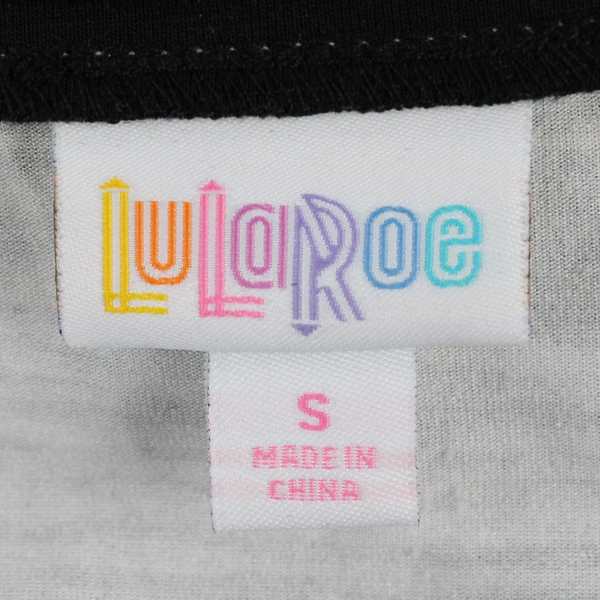 LuLaRoe Women's S Gray Long Sleeve V-Neck Shirt