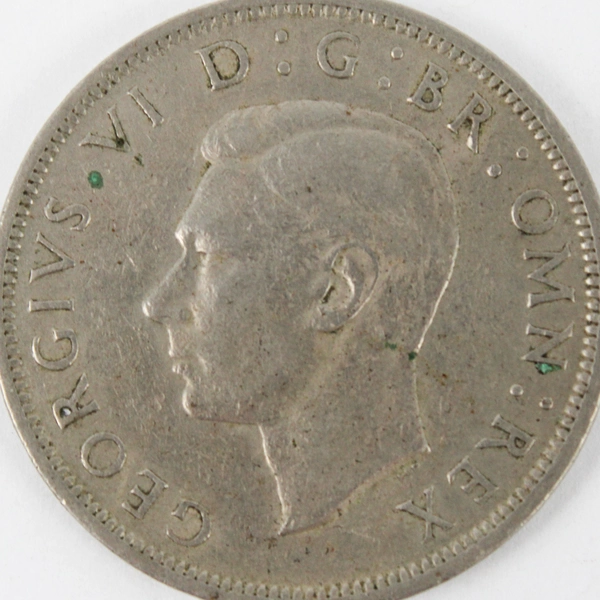 1948 Great Britain 1/2 Half Crown Old British Coin King George VI