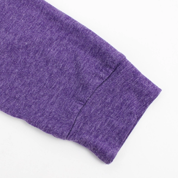 Unbranded Women's L Purple Heather Workout Long Sleeve Shirt