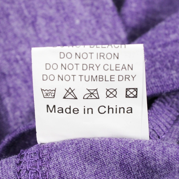 Unbranded Women's L Purple Heather Workout Long Sleeve Shirt