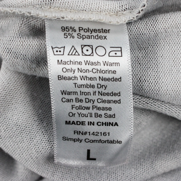 LuLaRoe Women's L White and Gray Patterned Sweater