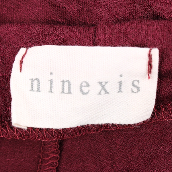 Ninexis Women's L Plum Stretchy Soft 3/4 Sleeve Blouse