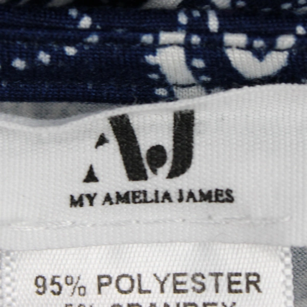 My Amelia James Blue Paisley Blouse Women's Size Medium