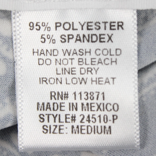 My Amelia James Blue Paisley Blouse Women's Size Medium