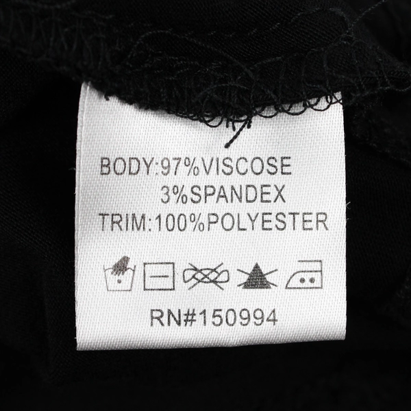 Belldini Short Sleeve Solid Black Color Blouse Womens Size 1X