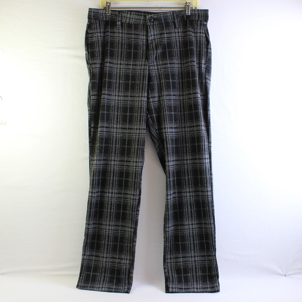 Lee Company Gray Plaid Pattern Dress Pants Women Size 14 M