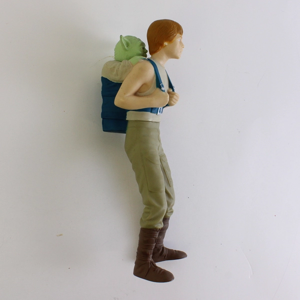 VTG 1995 Applause LFL Star Wars Luke Skywalker and Yoda Figure 9" FLAWED