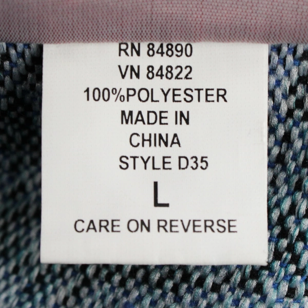 Tudor Court Mandarin Collar Blue Tapestry Jacket Women's Large