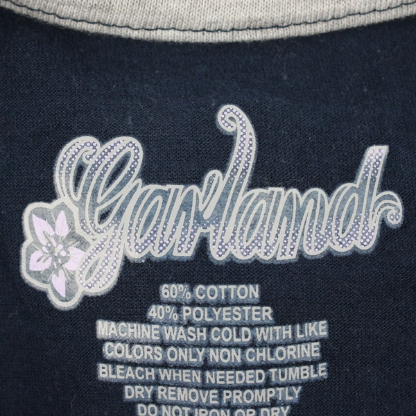 Garland Navy Blue Short-Sleeve Crew Neck T-Shirt Women's 2X