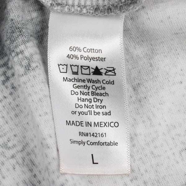 LueLaRoe White and Gray Splotched T-Shirt Women's Size Large