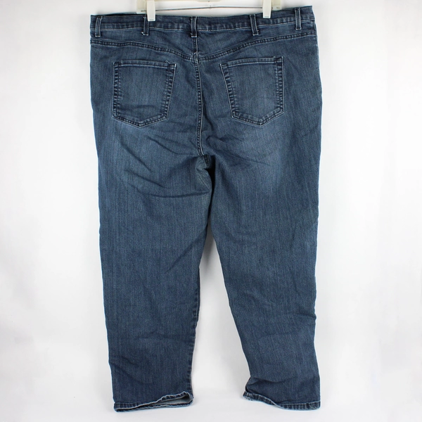 Gloria Vanderbilt Amanda Medium Wash Tapered Leg Jeans Women's Size 24W