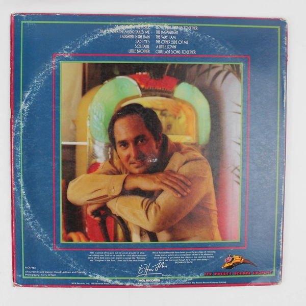 Sedaka's Back by Neil Sedaka 1974 Release Vinyl Record The Rocket Record Co
