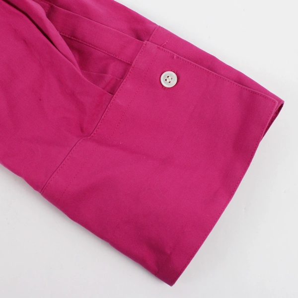 Talbots Fuchsia Pink Wrinkle-Resistant Button-Up Women's Size 14