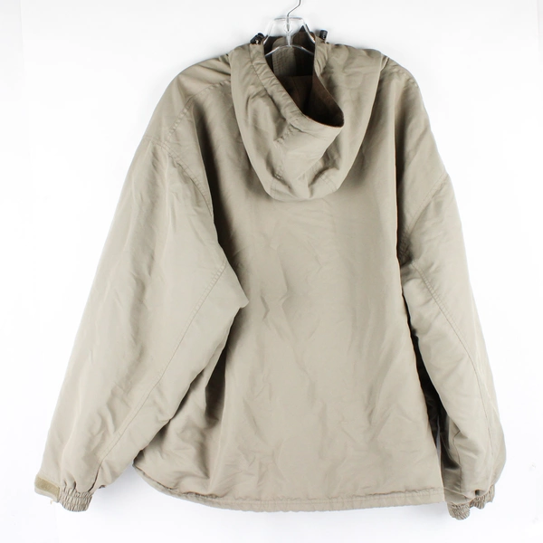 Cabela's Beige Fleece-Lined Hooded Zip-Up Jacket Men's Size 2XL