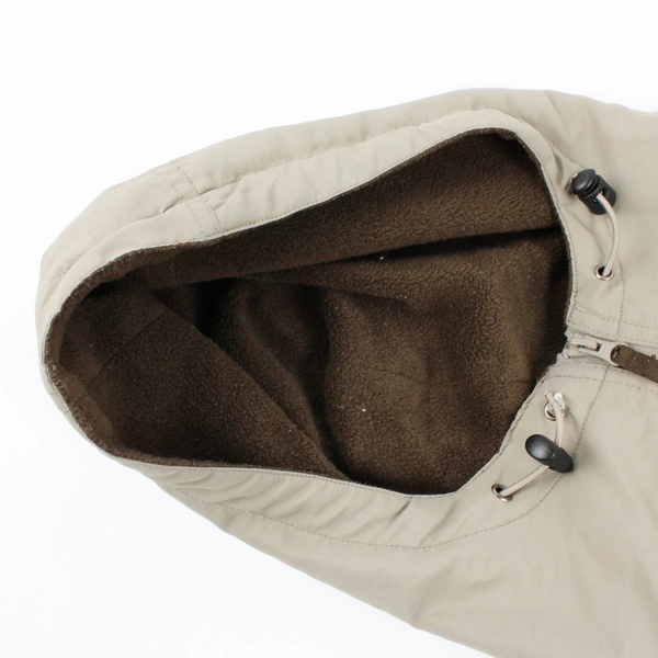 Cabela's Beige Fleece-Lined Hooded Zip-Up Jacket Men's Size 2XL