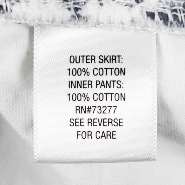 Croft & Barrow Gray Beige White Ikat Pattern Skort Women's XL