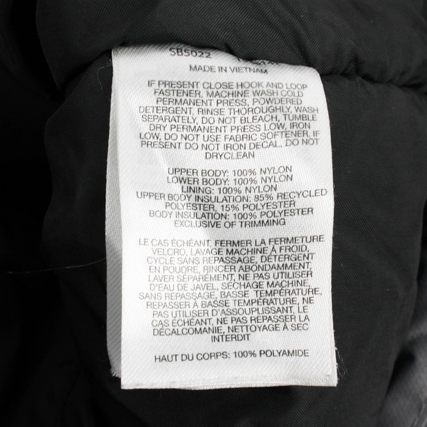 Columbia Gray and Black Hooded Puffer Jacket Youth Large 14/16