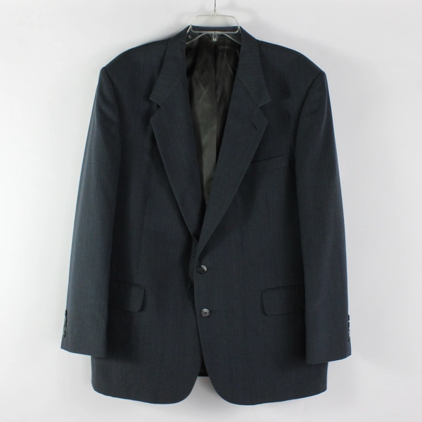 Stafford American Craftsman Made In USA 2PC Suit Gray Men's 46R