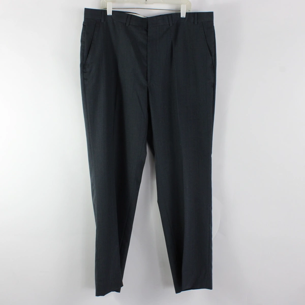 Stafford American Craftsman Made In USA 2PC Suit Gray Men's 46R