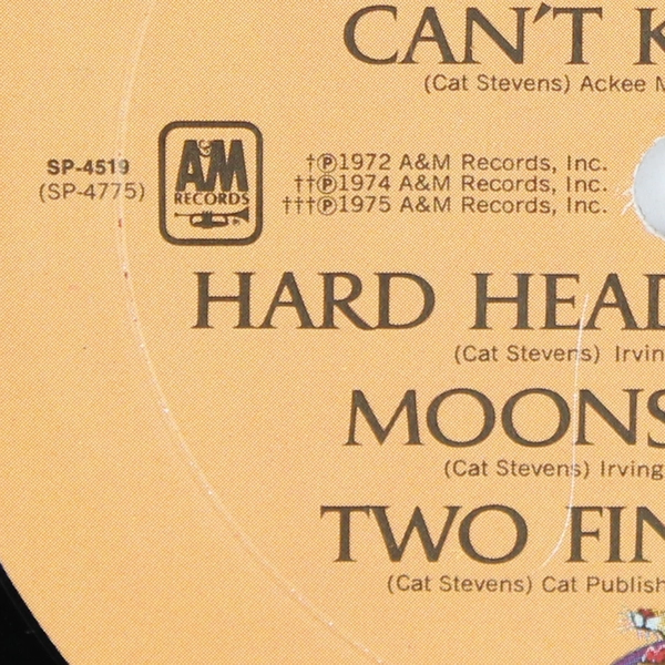 Cat Stevens Greatest Hits Record Album With Large Poster, 1972