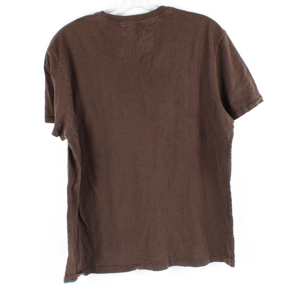 American Eagle Outfitters Brown Short Sleeve Graphic T Men’s Size M Classic Fit