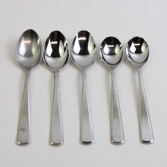 Lot Of 5 Cambridge Silver Ascot (Stainless) Flatware 3 Teaspoons & 2 Sugar Spoon