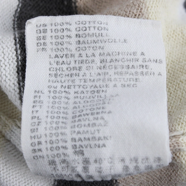 H&M Women's Pullover Multi-Color Striped Long Sleeve V-Neck Sweater Size S