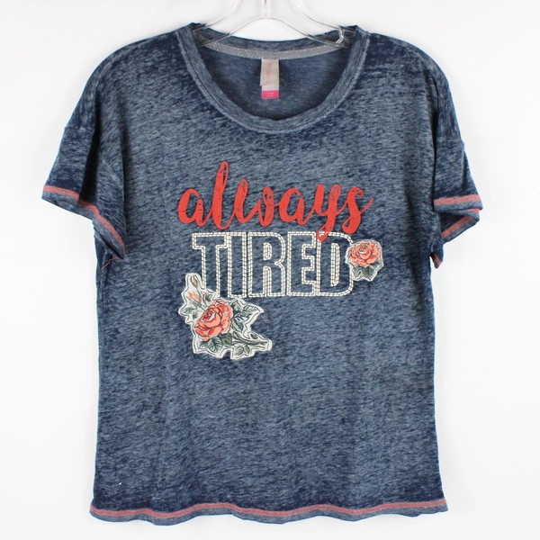 No Boundaries Sleepwear Graphic T Short Sleeve Women's Size Small