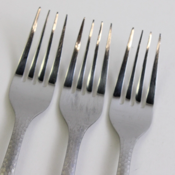 Lot Of 3 Cambridge Silver Aladin (Stainless) Flatware Dinner Forks 8" Long