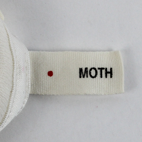 VTG Moth Brand Men's Sleeveless Tank Style Undershirt White Size M 100% Cotton