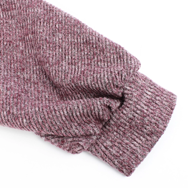 Unbranded Purple Dolman Sleeve Pullover Cropped Sweater Women's Size XL