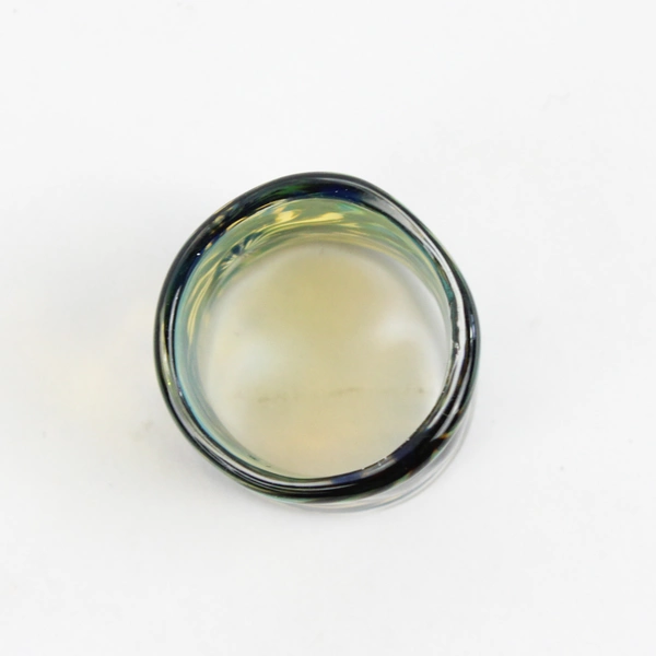 Hand Blown Art Glass Ring Size 8