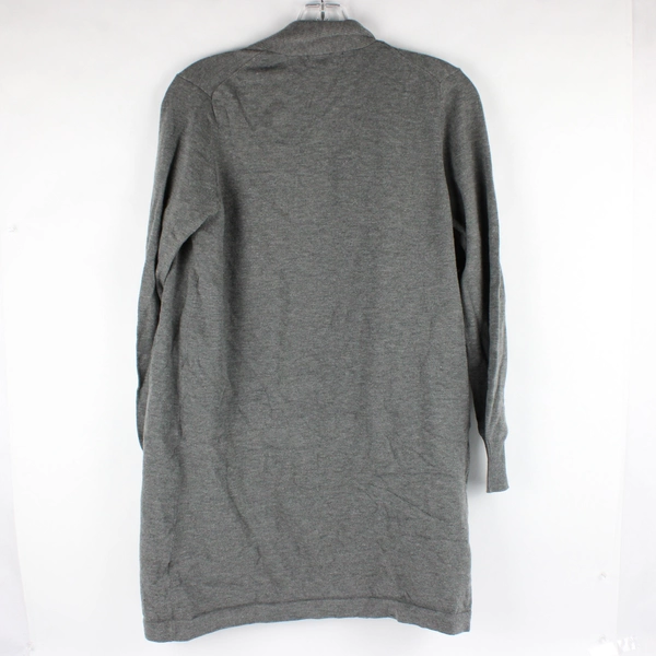 Hayden Park Women's Gray Cardigan Sweater Size M Long Sleeve