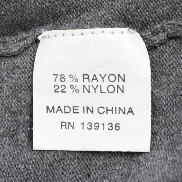 Hayden Park Women's Gray Cardigan Sweater Size M Long Sleeve