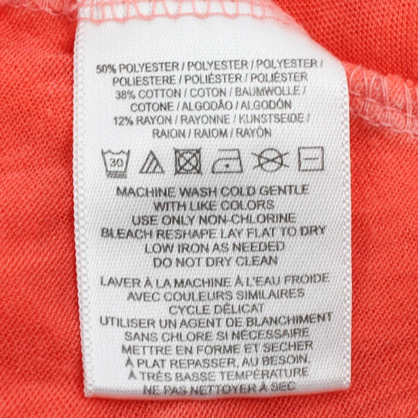 We The Free Women's Size M Orange V-Neck Tank Top 