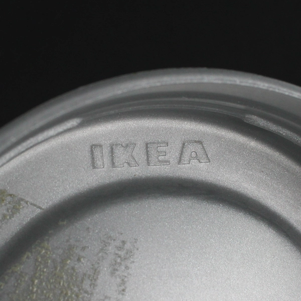 Ikea Clear Glass Hexagon Jar Candy Holder Plastic Lid 61 Oz 7" Tall