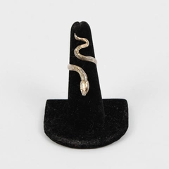 Silver-Tone Wrap-Around Snake Ring Size 5