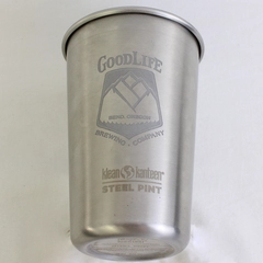 Klean Kanteen Good Life 2015 Pickathon Steel Pint 16 Oz 5.25" Tall