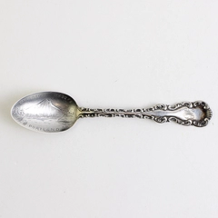Antique Engraved Sterling Mt. Hood 11932ft. Portland, Oregon Souvenir Spoon