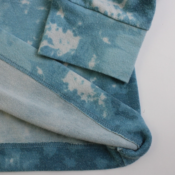 Time And Tru Blue Tie Dye Long Sleeve Top/Shirt Womens Size L (12-14)